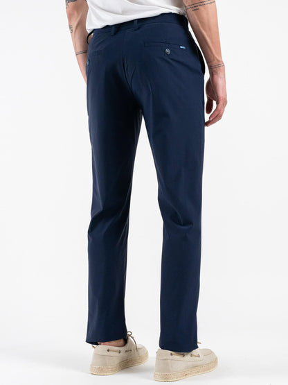 Calça de Tecido Tecnico Azul Gianni Lupo