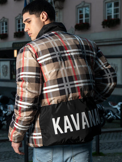 Casaco Padrão Bege e Preto Gianni Kavanagh FW25 Gianni Kavanagh