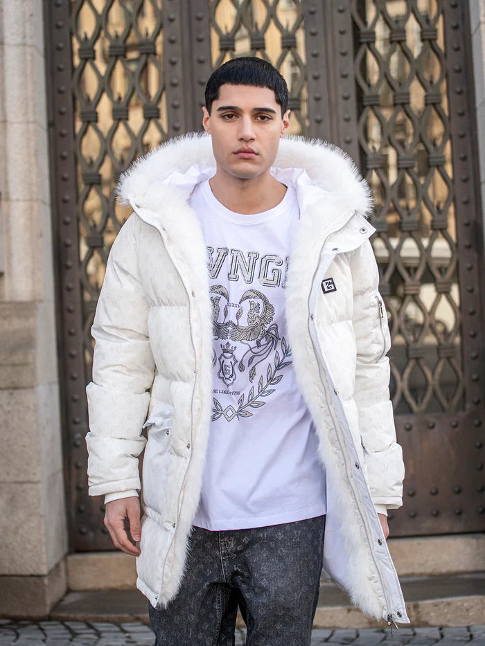 Casaco Branco Comprido Gianni Kavanagh FW25