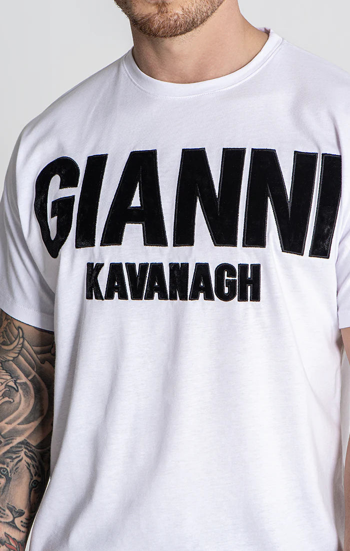 T-shirt Gianni Kavanagh Branca GKM006212 FW24