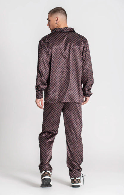 Conjunto Gianni Kavanagh Castanho GKM006315 FW24 Gianni Kavanagh