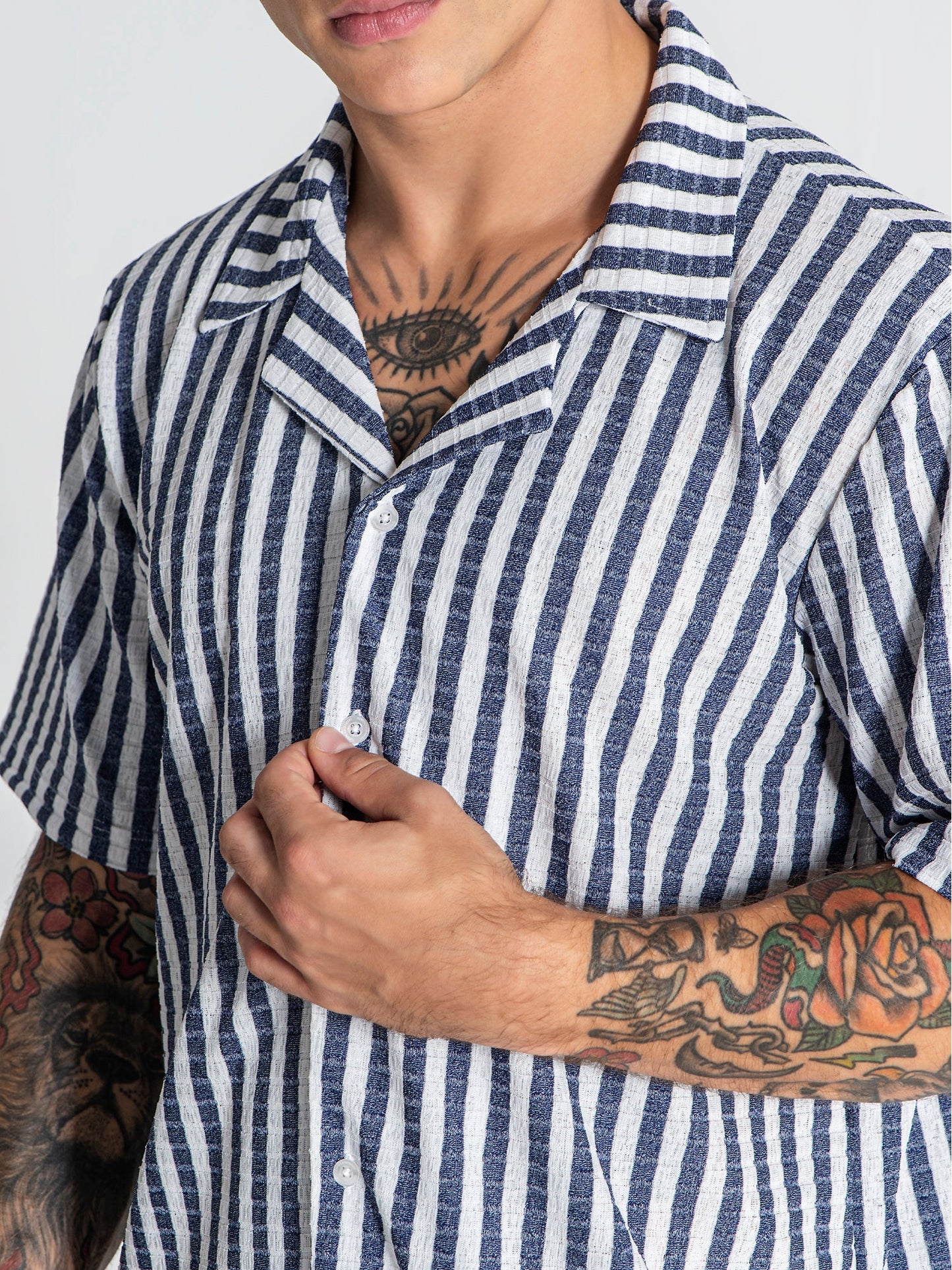 Camisa Azul Gianni Kavanagh SS25