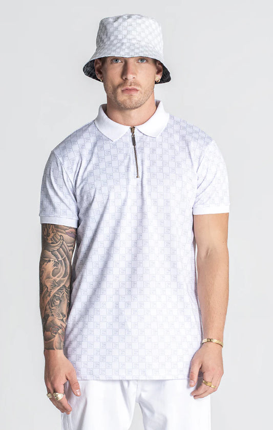 GIANNI KAVANAGH POLO COM FECHO BRANCO CLONE SS24