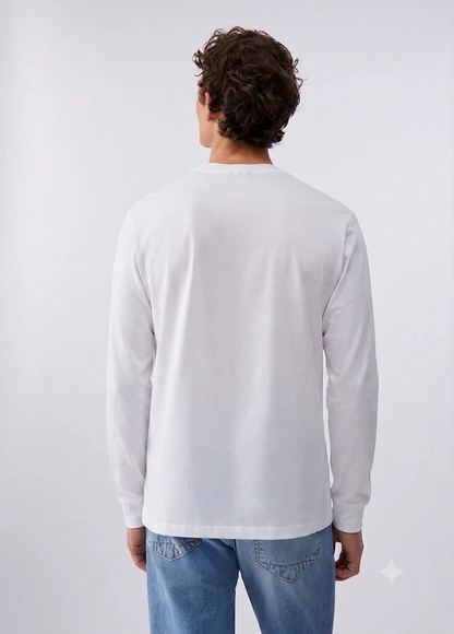 T-shirt de Manga Comprida Branca LIU JO