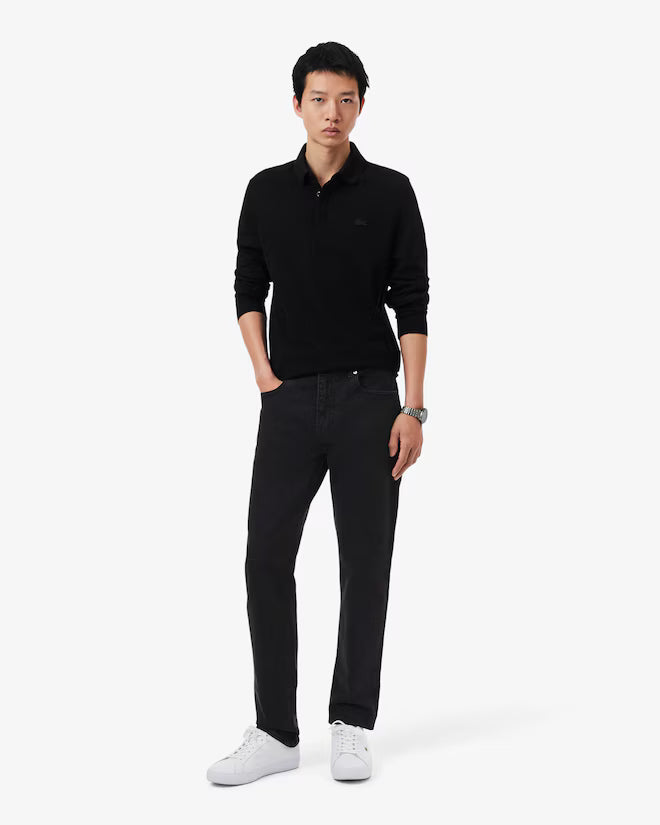Calças de Ganga Slim-Fit Lacoste Preto Lacoste
