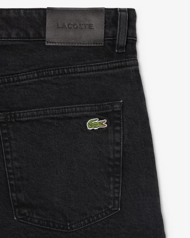 Calças de Ganga Slim-Fit Lacoste Preto Lacoste