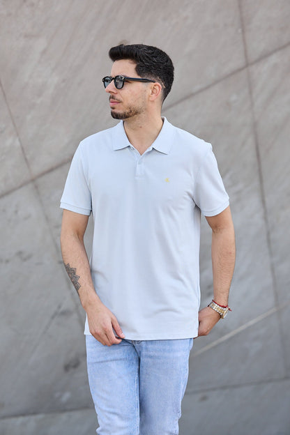 Polo Azul Claro Calvin Klein SS25 Calvin Klein