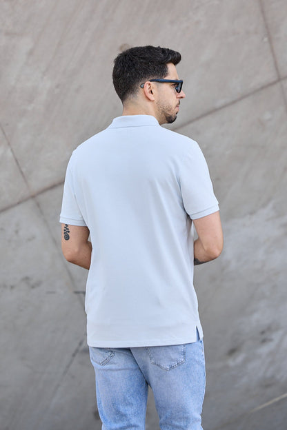 Polo Azul Claro Calvin Klein SS25 Calvin Klein