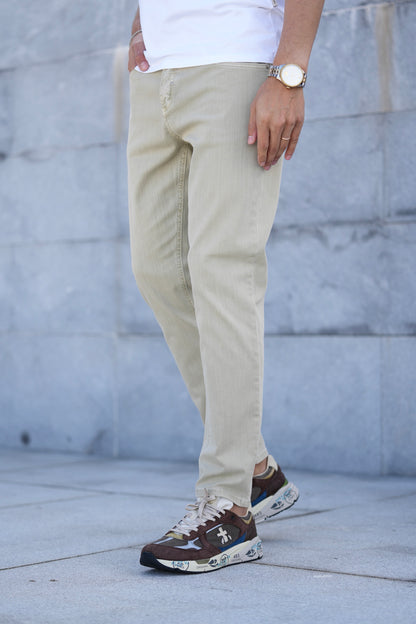 Calça de Ganga Bege Argon Antony Morato
