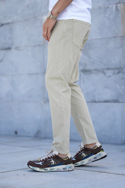 Calça de Ganga Bege Argon Antony Morato