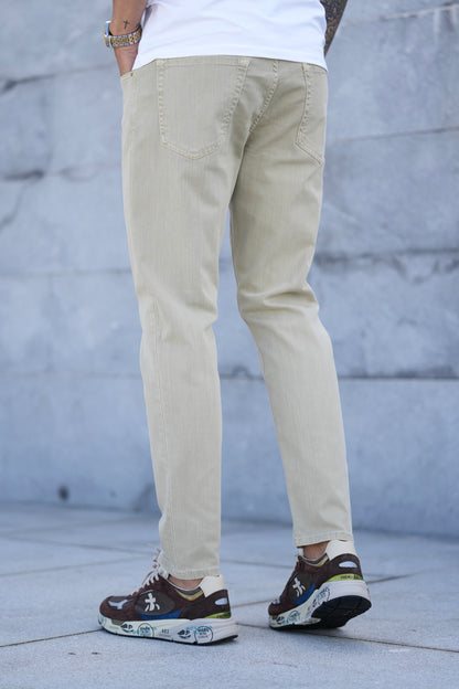 Calça de Ganga Bege Argon Antony Morato