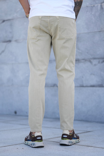Calça de Ganga Bege Argon Antony Morato