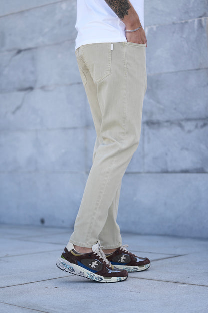 Calça de Ganga Bege Argon Antony Morato