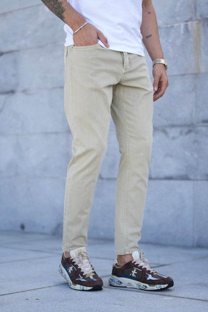 Calça de Ganga Bege Argon Antony Morato