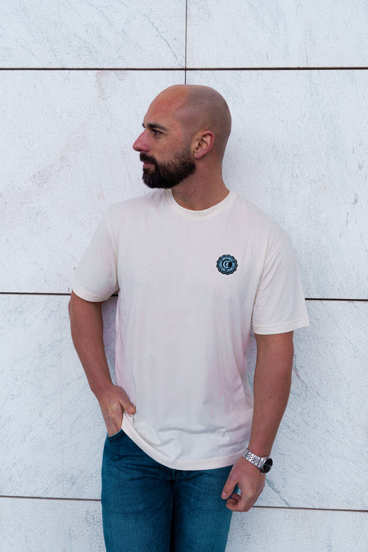 T-shirt Just Cavalli Creme 77OAHT04 FW24