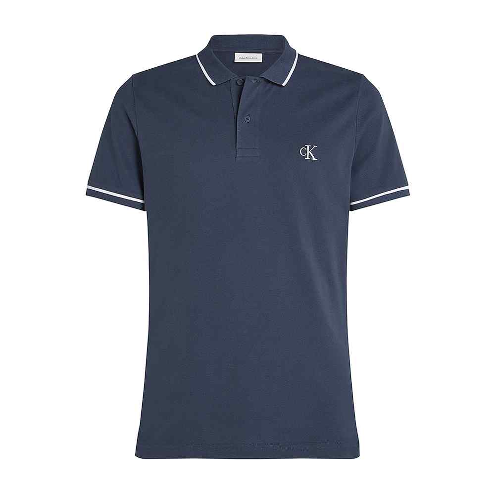 Polo Calvin Klein Azul Marinho J30J315603 FW24