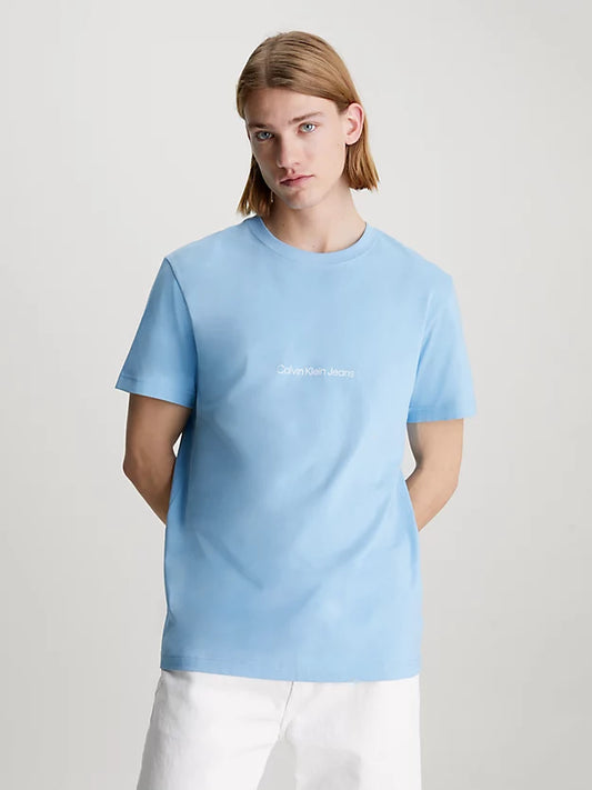 T-shirt Calvin Klein Azul J30J325197CEZ SS24