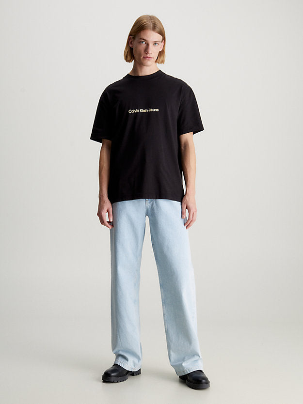 T-shirt Calvin Klein Preta J30J325492BEH SS24
