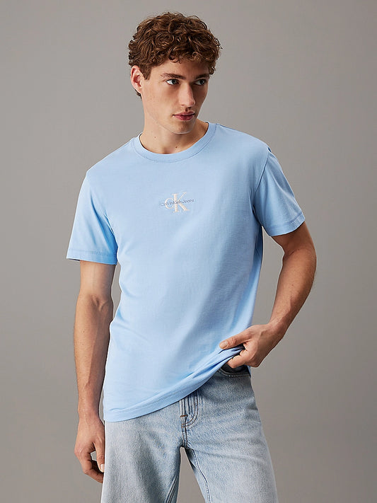 T-shirt Azul Calvin Klein SS25