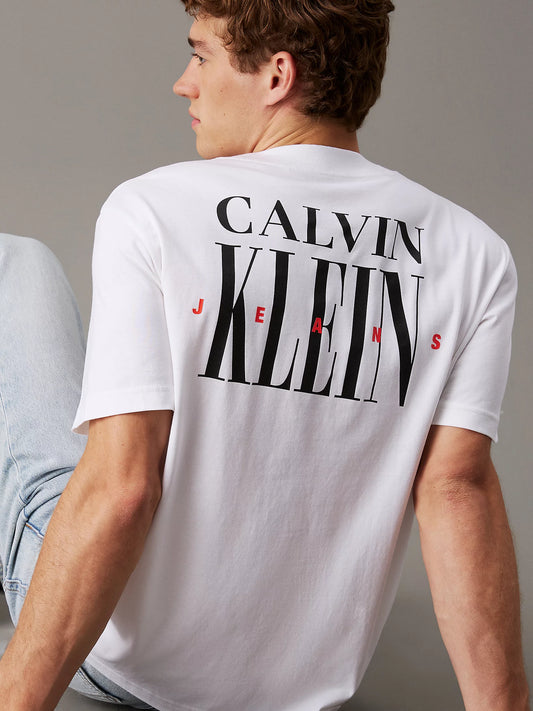 T-shirt Branca Calvin Klein SS25