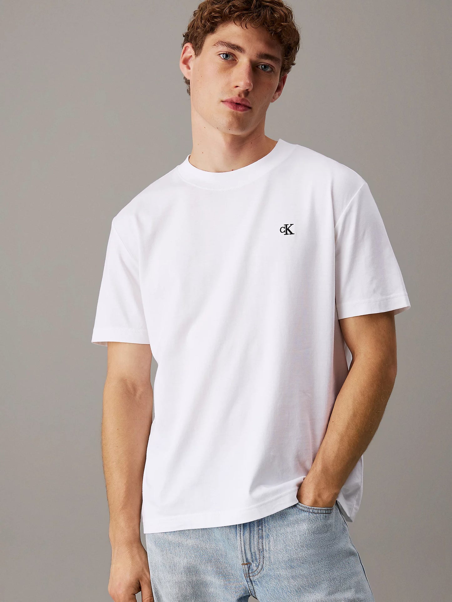 T-shirt Branca Calvin Klein SS25