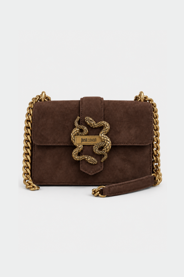 Mala de Ombro Just Cavalli Castanha