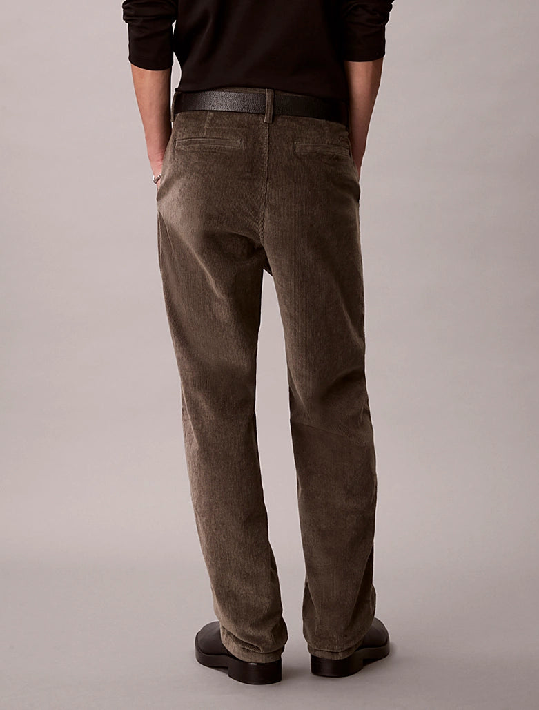 Calça de bombazina Verde Musgo Calvin Klein FW25