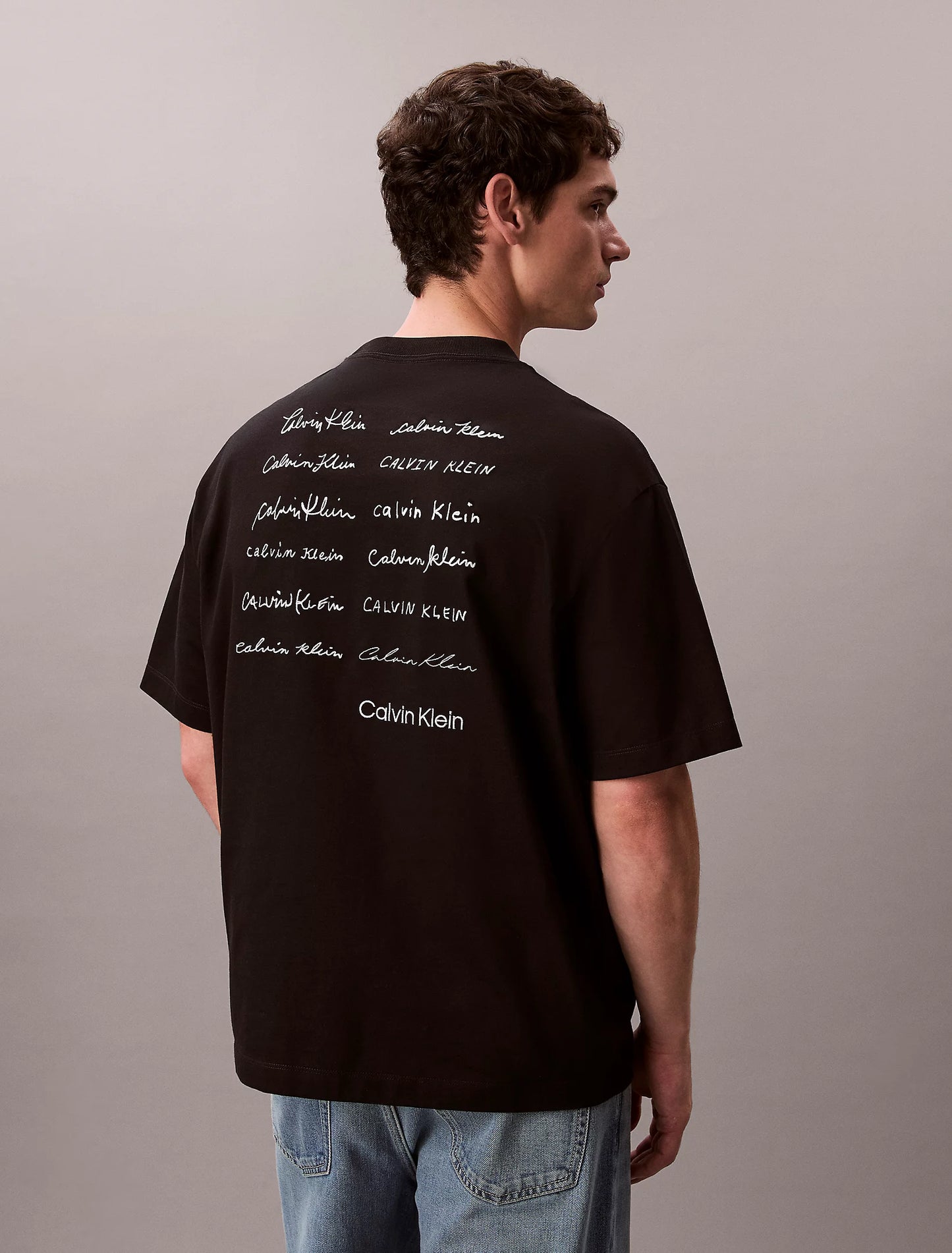 T-shirt Preta Calvin Klein SS26