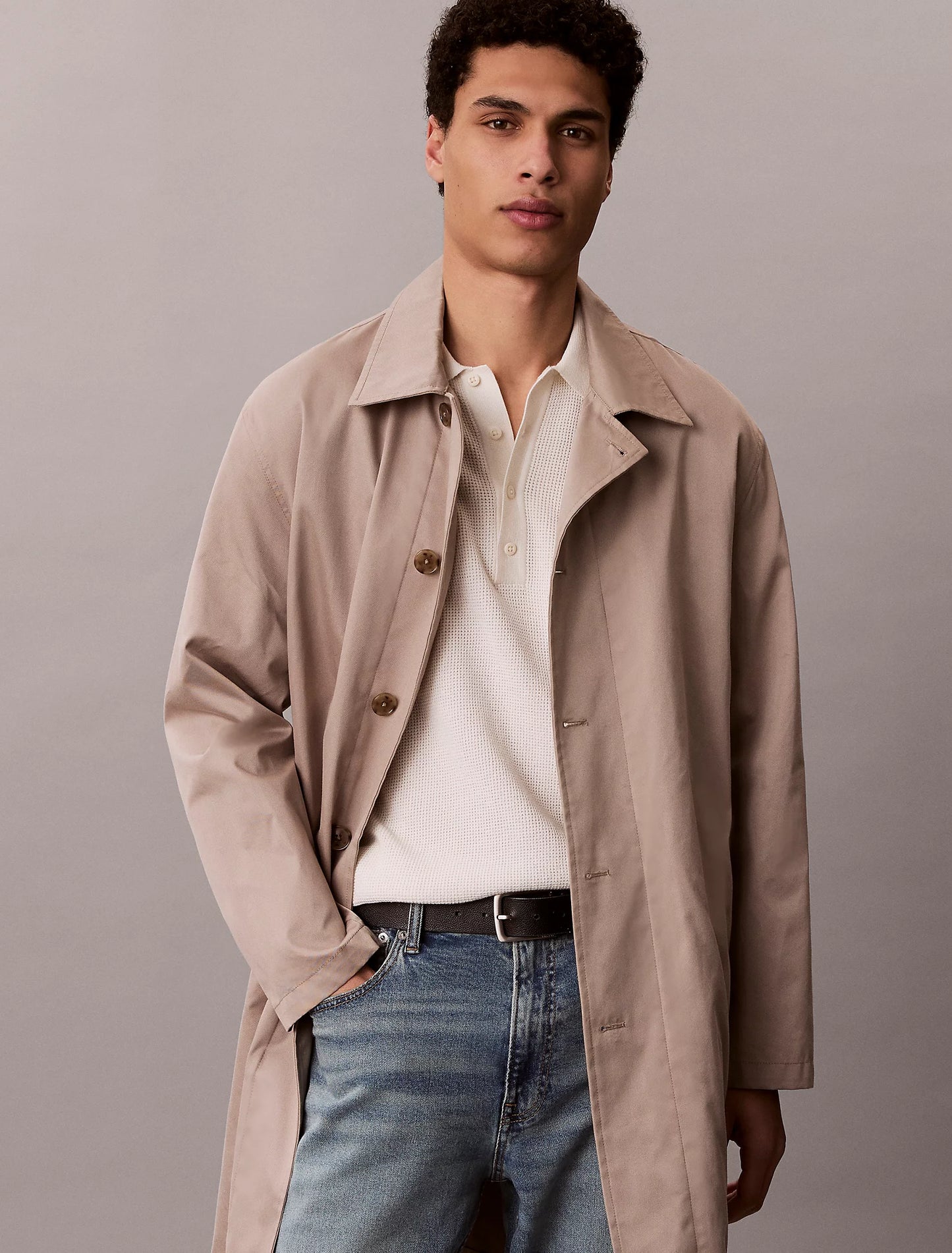 Polo Creme Calvin Klein SS26
