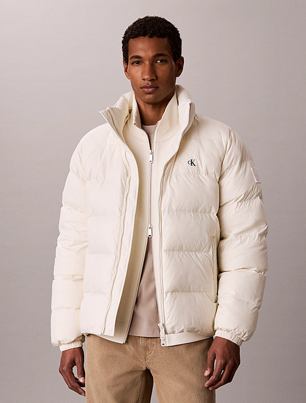 Casaco Puffer Relaxed Calvin Klein Branco