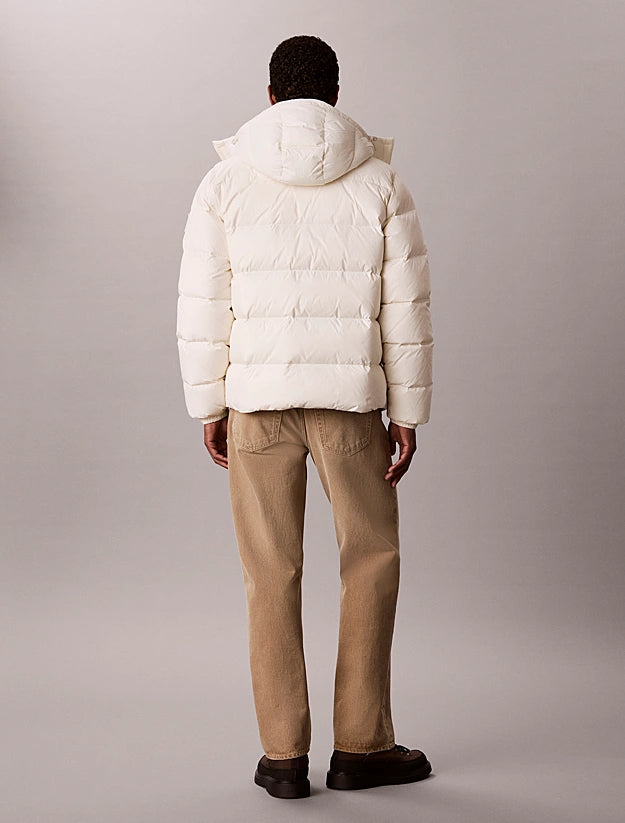 Casaco Puffer Relaxed Calvin Klein Branco Calvin Klein