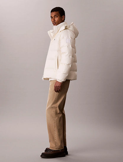 Casaco Puffer Relaxed Calvin Klein Branco Calvin Klein