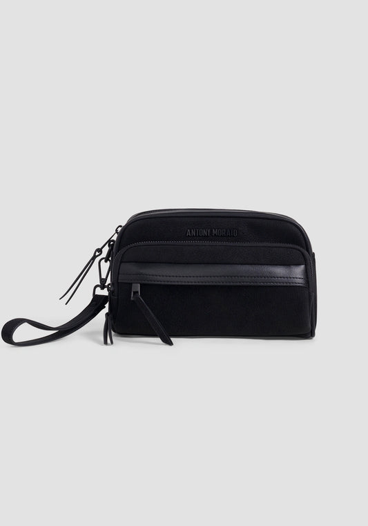 Bolsa de Mão em Pele Antony Morato Preta Antony Morato