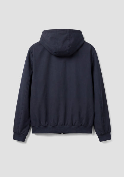 Casaco Azul com Capuz e Fecho Zip Antony Morato