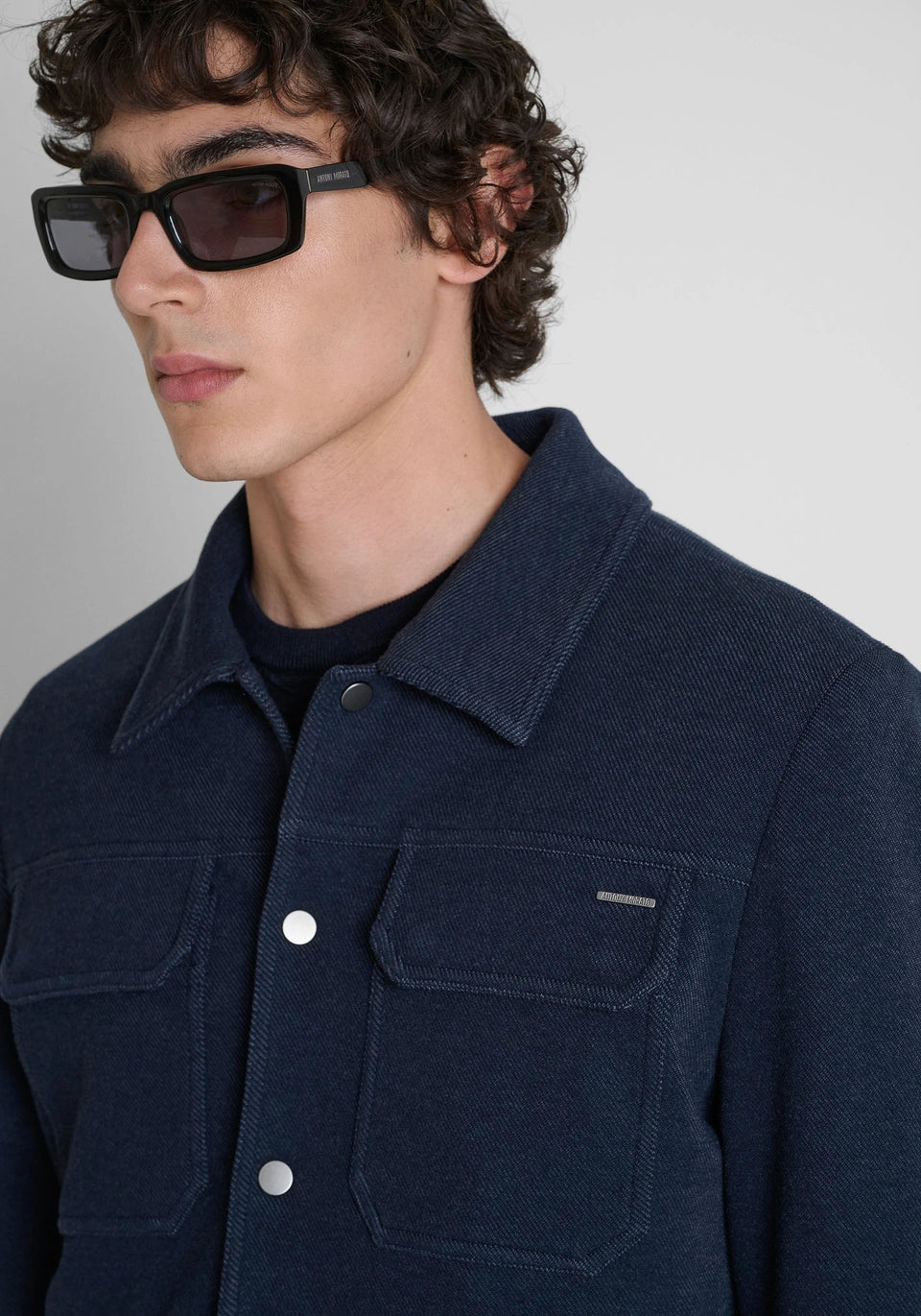 Sobrecamisa Slim-fit Azul