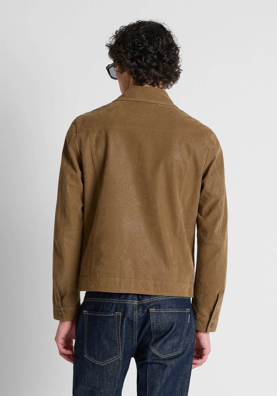 Sobrecamisa Slim-fit Bege