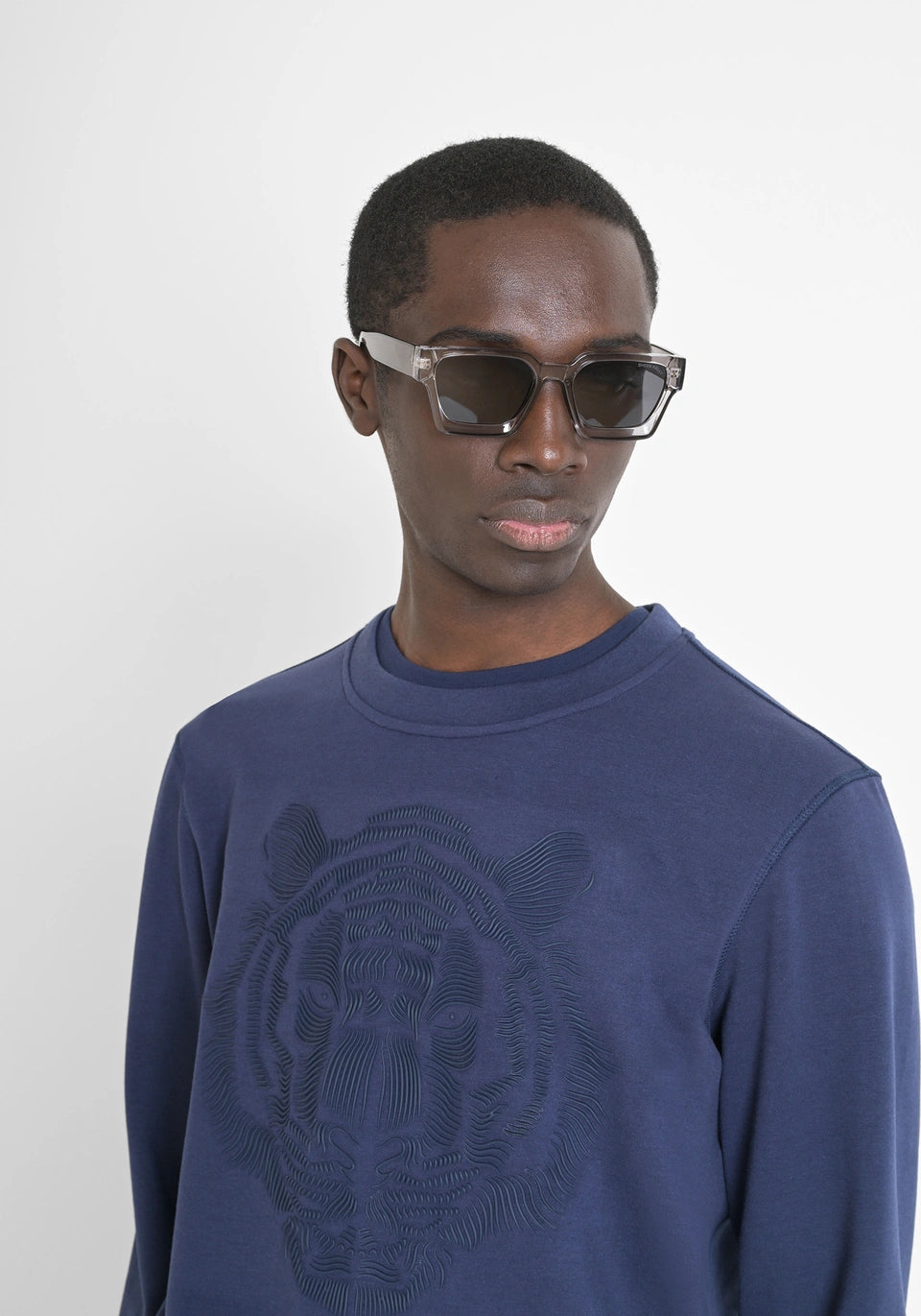 Sweat Azul Antony Morato MMFL01044 SS25