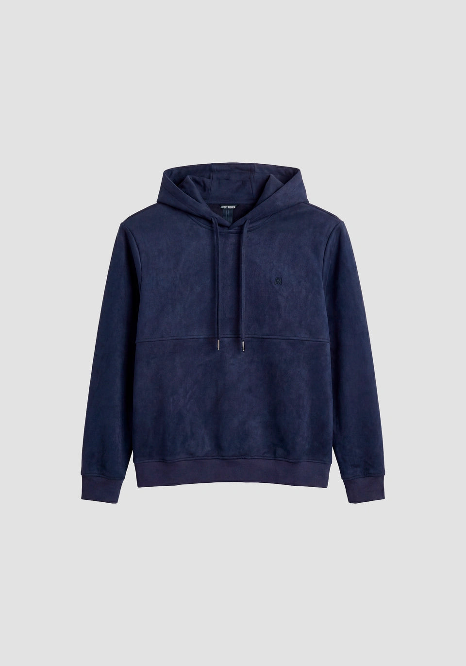 Sweatshirt com Capuz Efeito Camurça Antony Morato Azul Antony Morato