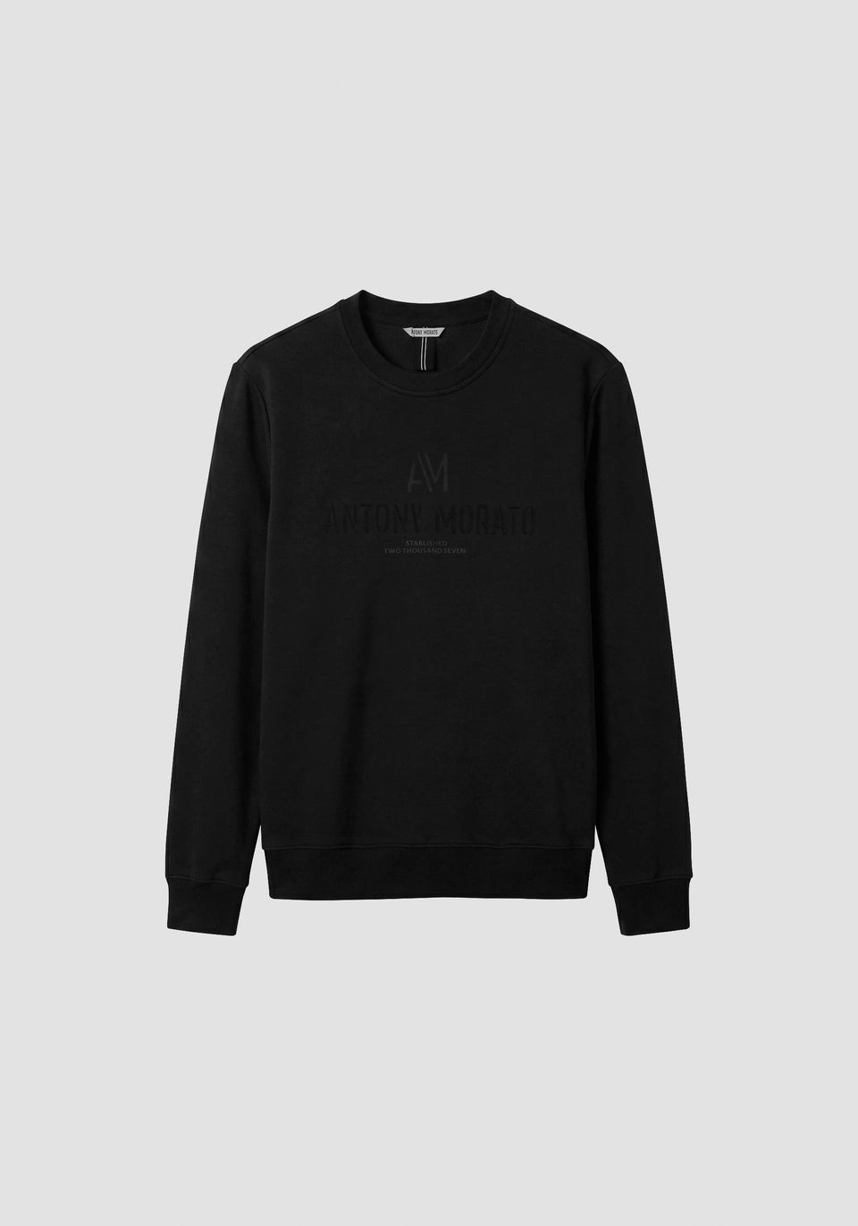 Sweatshirt com Logo Antony Morato Preta Antony Morato