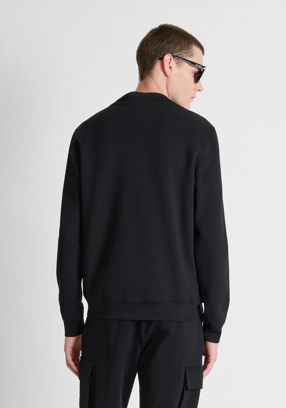 Sweatshirt com Logo Antony Morato Preta Antony Morato