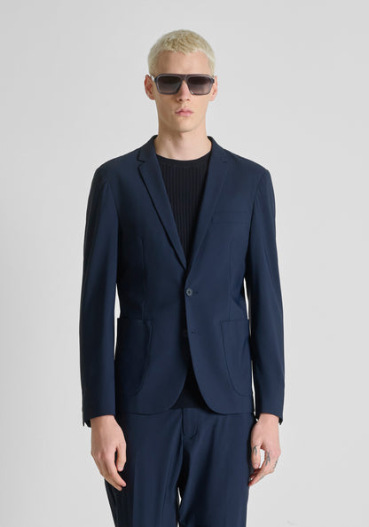 Blazer Tecido Técnico Azul Antony Morato
