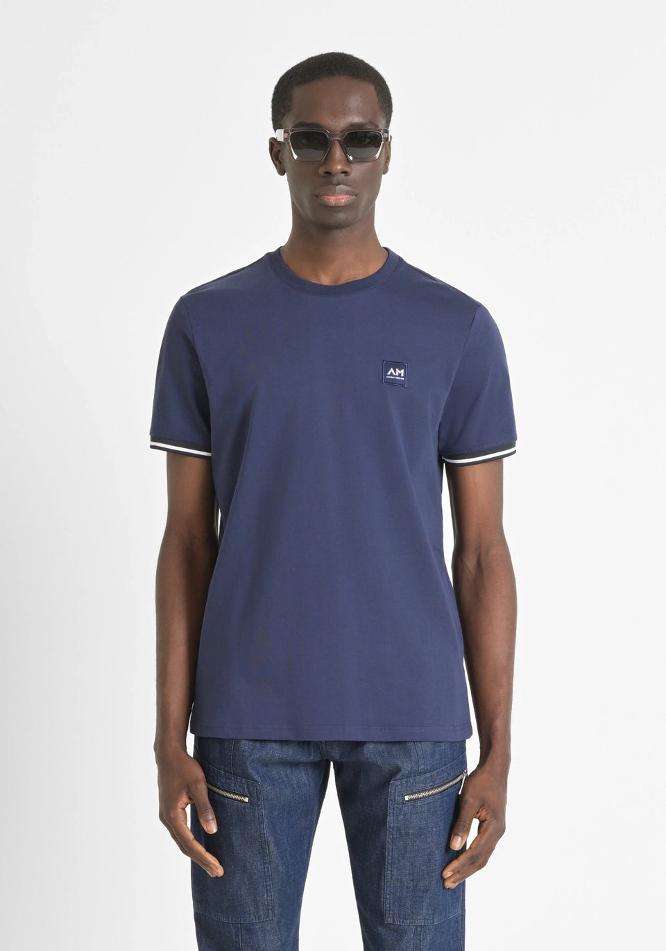 T-shirt Azul Antony Morato MMKS02461 SS25