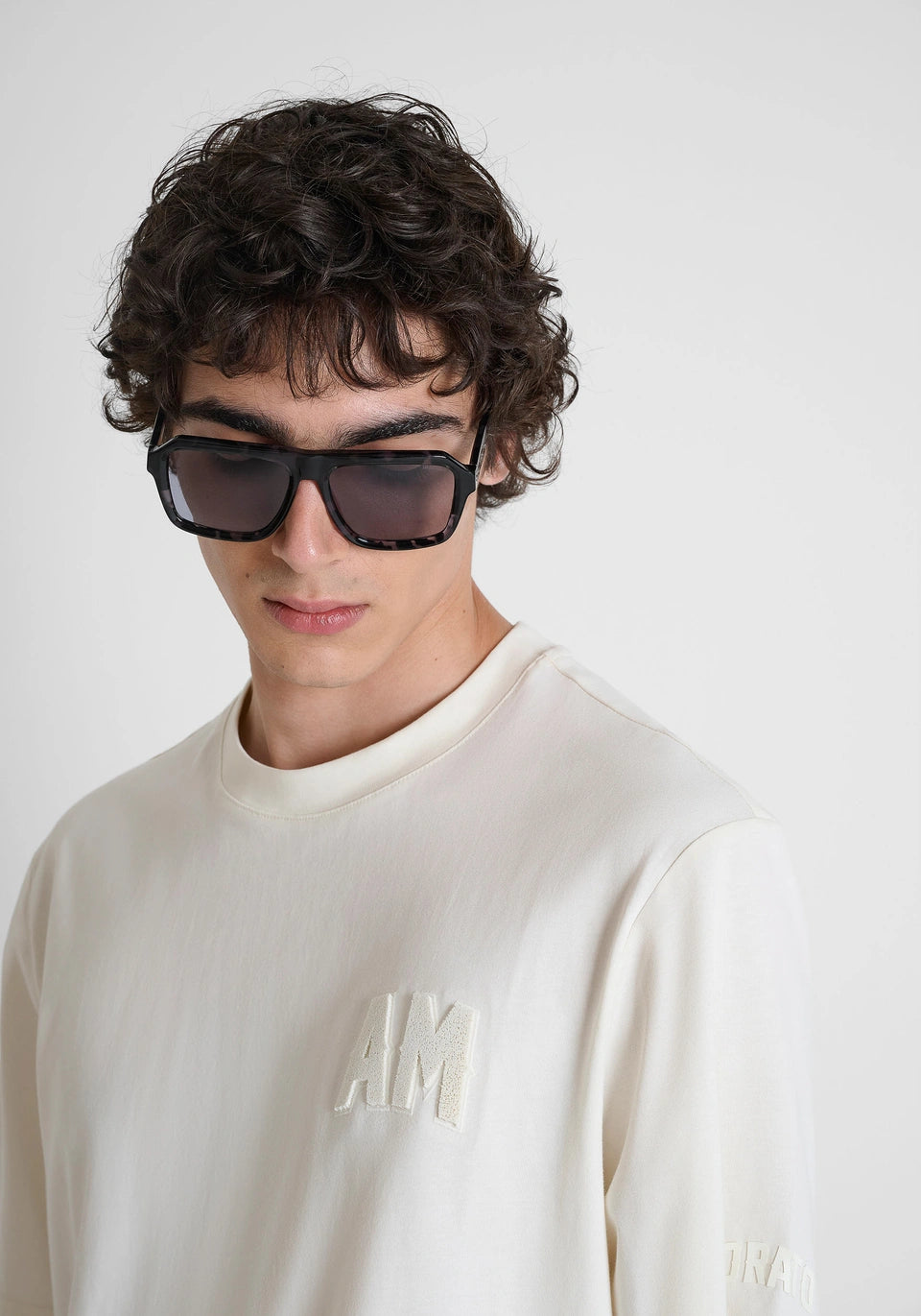 T-shirt Bege Relaxed Fit