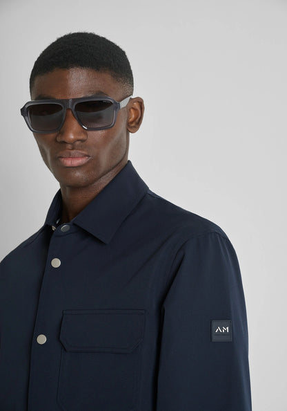 Sobrecamisa Azul com Botões Antony Morato