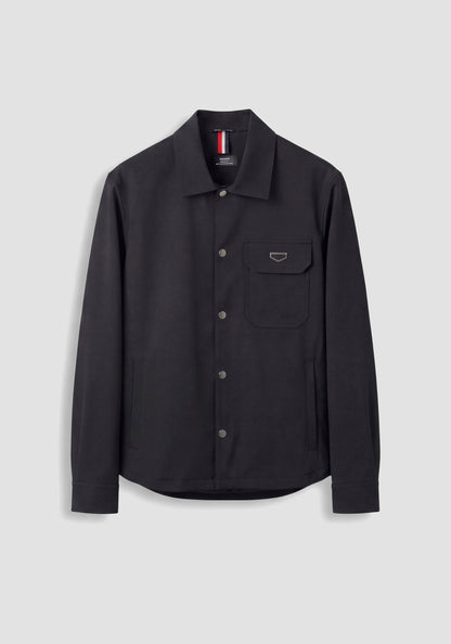 Sobrecamisa Preta com Botões Antony Morato