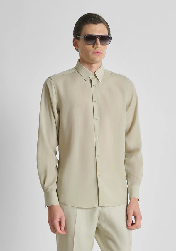 Camisa Linho Antony Morato Bege SS26