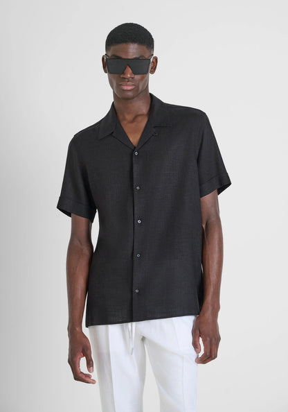 Camisa Manga Curta Preta Antony Morato SS25 Antony Morato