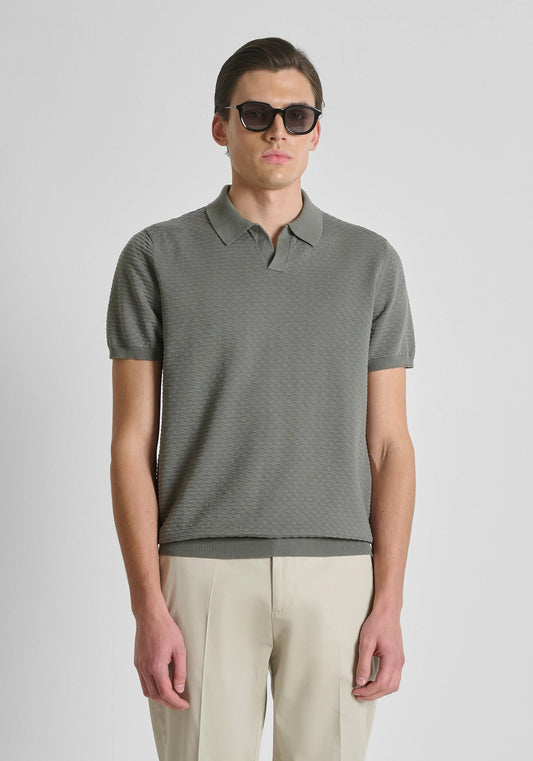 Polo de Malha Regular Fit Verde