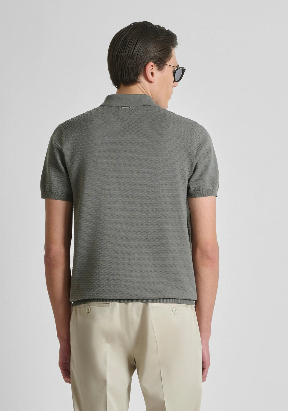 Polo de Malha Regular Fit Verde