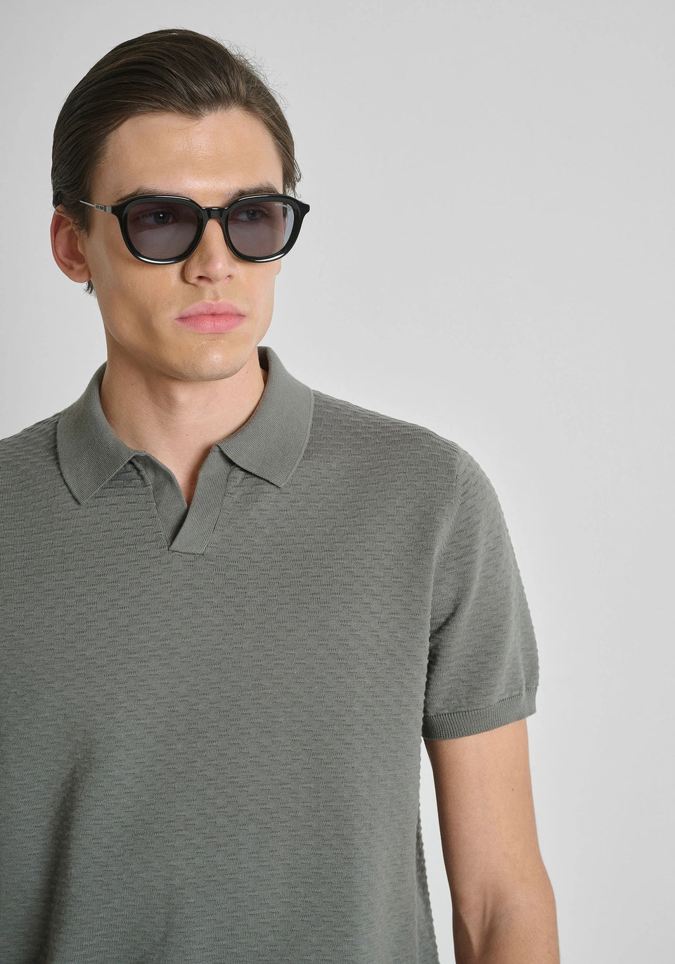 Polo de Malha Regular Fit Verde